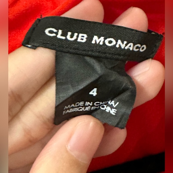 Club Monaco, Red Dress - Picture 2 of 3
